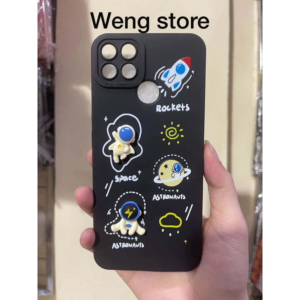 CASE PHONE PRO CAMERA ROCKET BONEKA TIMBUL FOR REALME C11 2021 C15 C21Y C25