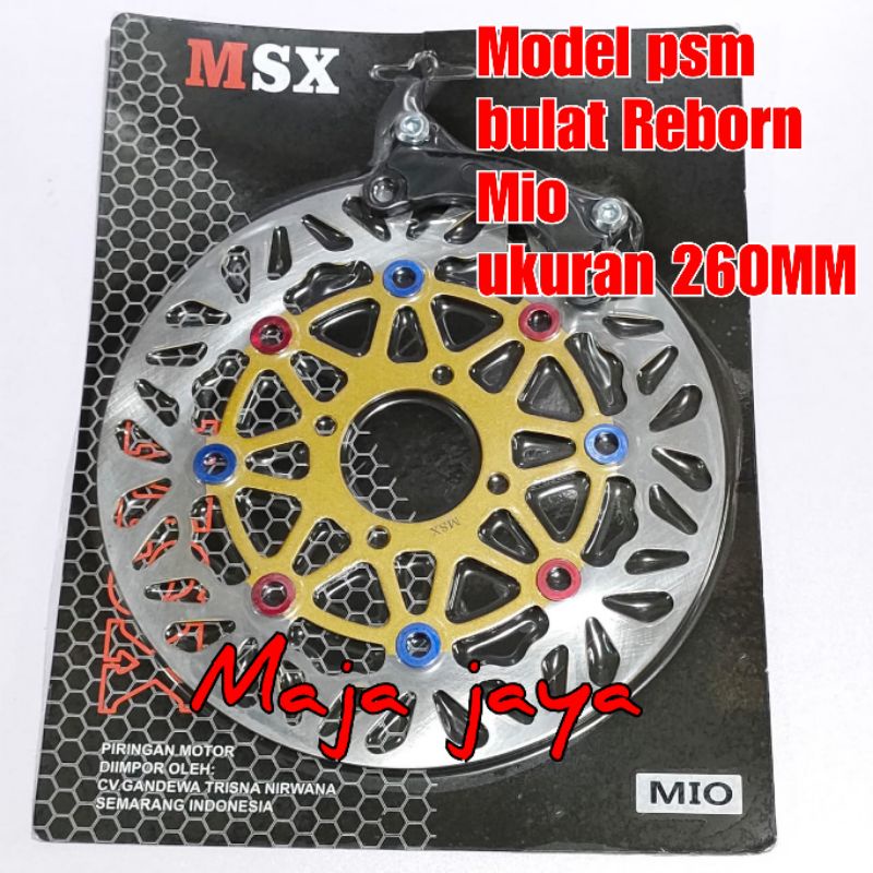 Disc cakram depan Mio model psm rebon bulat ukuran 260mm