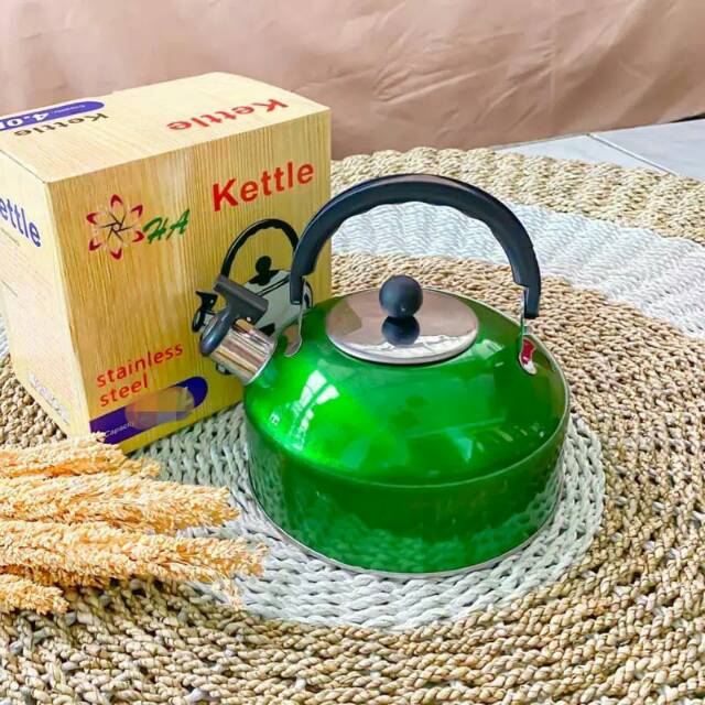 TEKO SIUL WARNA HIJAU 3 LITER/KETTLE SIUL