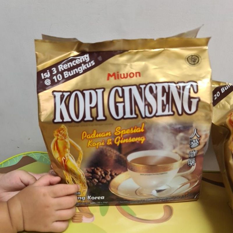 

kopi ginseng miwon murah isi 30 sch