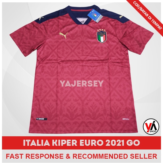 OBRAL Jersey Italia Kiper Maroon 2021 Grade Ori Kualitas Terbaik Top Grade Medioker Langka