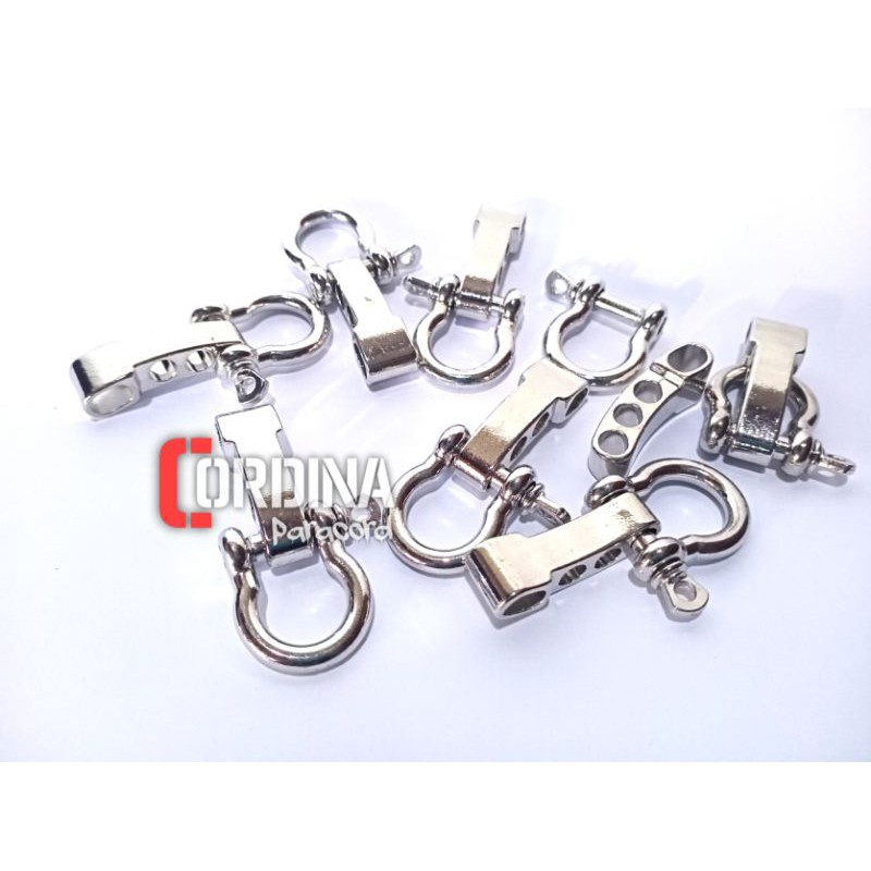 Gasper  shackle O with adjuster untuk penyesuaian tali paracord