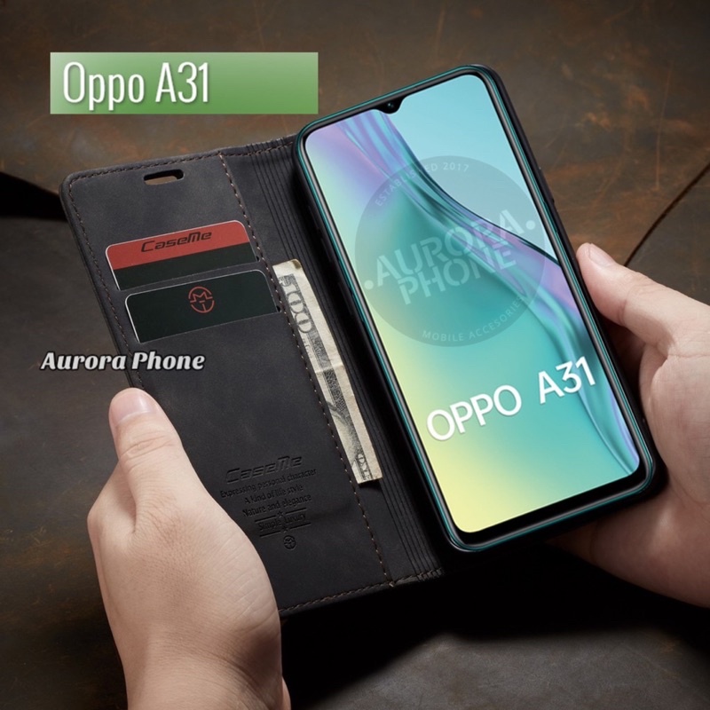 Oppo A31 Caseme Original Case Flip Case Oppo A31 Dompet Wallet / Caseme Oppo A31 / Flip Case OppoA31