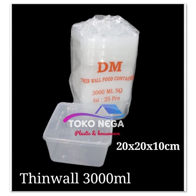 Thinwall 3000ml Kotak
