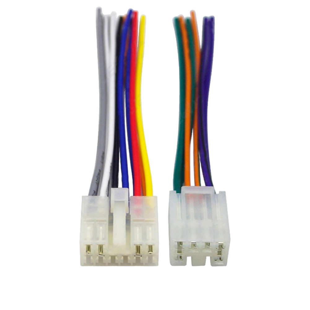 canaan 2Pcs Car Radio Stereo CD Player Wiring Harness Cable Installation Kit for Toyota