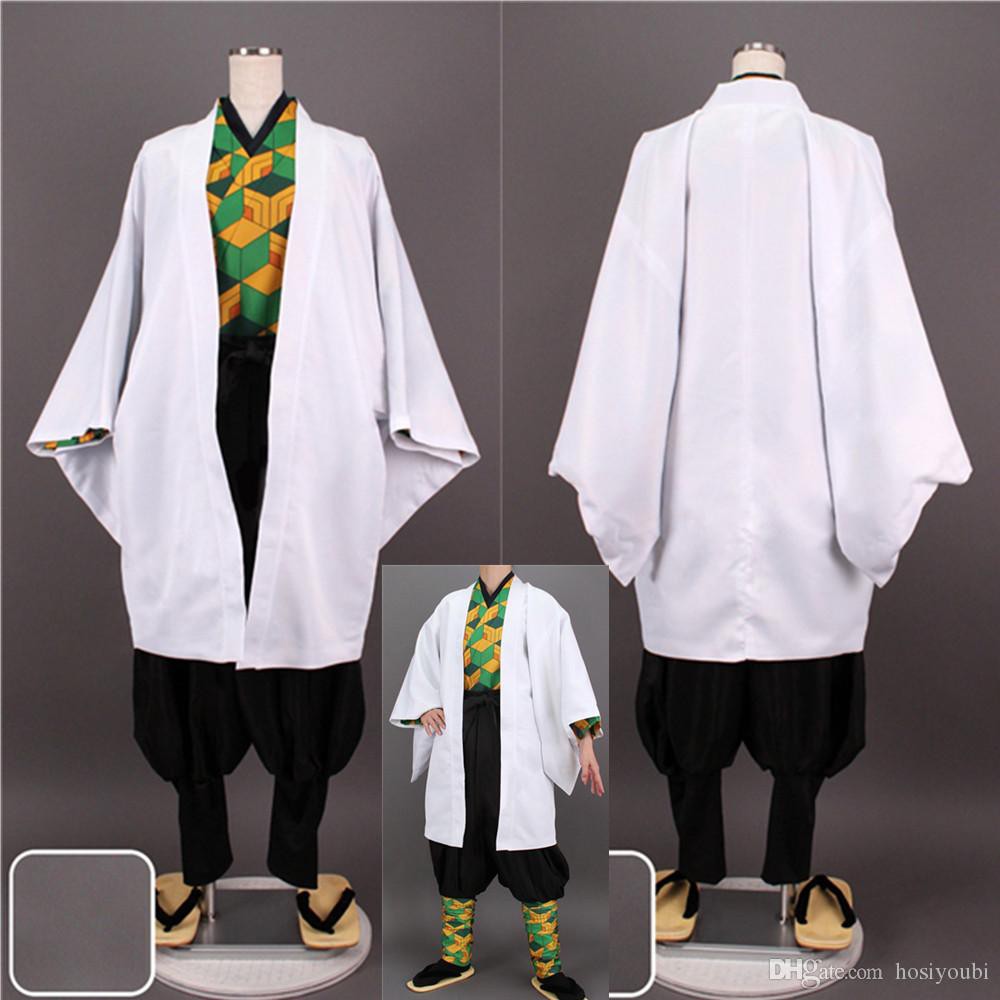 FULLSET COSTUME SABITO KIMETSU NO YAIBA YUKATA KIMONO