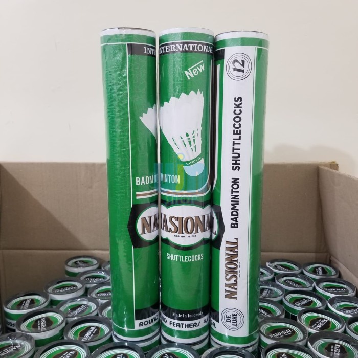 Shuttlecock Badminton Kok Bola Bulutangkis Nasional HIJAU 1 Slop 12 pcs Makassar