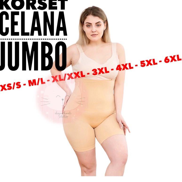 [6RNML8642] KCJ Korset CELANA JUMBO XS S M L XL 2XL 3XL 4XL 5XL 6XL BIG SIZE Pengurus Pengecil Body 