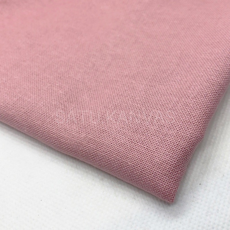 Kain LINEN RAMI Kualitas Premium bahan katun linen-Dusty pink muda