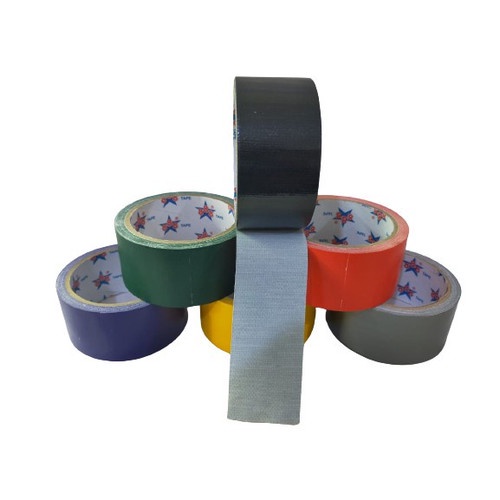 Lakban Kain Hitam 2 Inch x 10M Six Tape Cloth Tape 48mm Warna Warni Lakban Jilid Buku