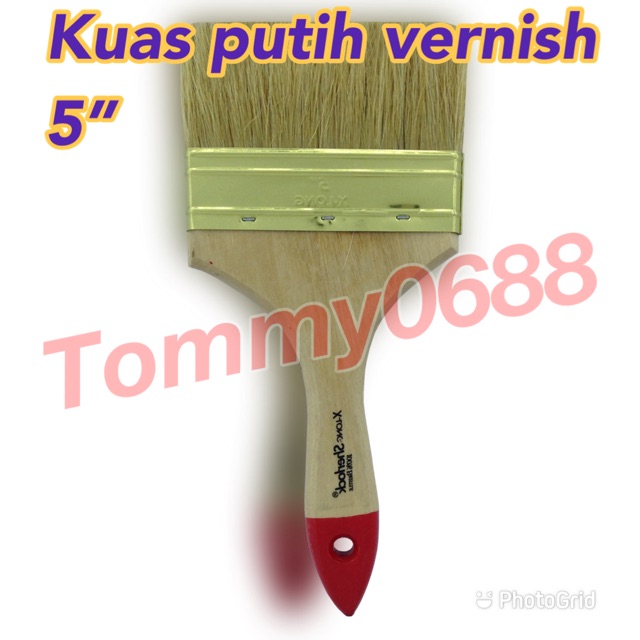 KUAS CAT TEMBOK PUTIH 5” KUAS VERNISH KUAS PERNIS 5 INCH