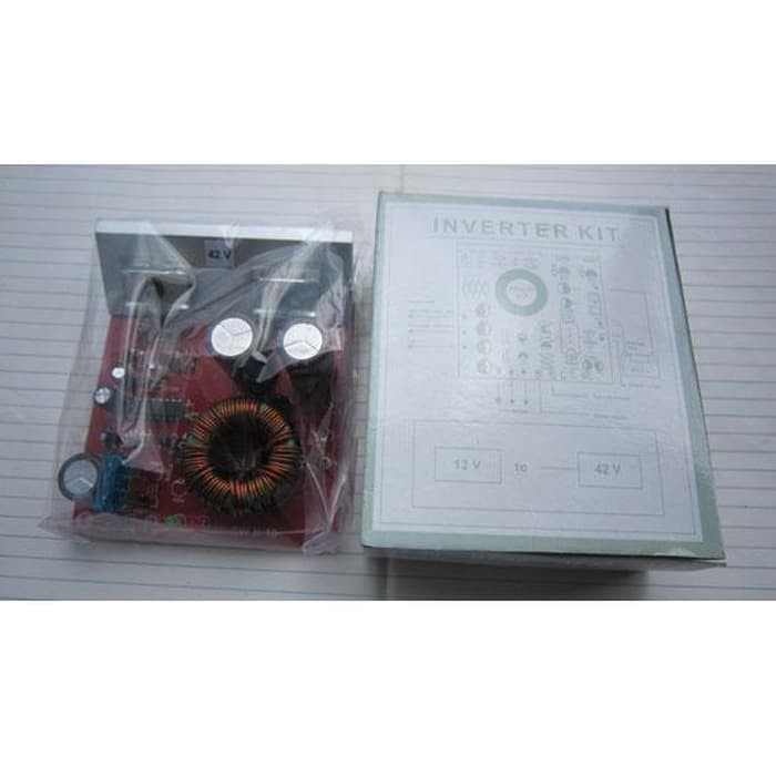 Inverter 12VDC to 42V CT 42VDC Step Up Regulator Power Supply Ampli Mobil Led LAmpu Aki Accu 12 to 42