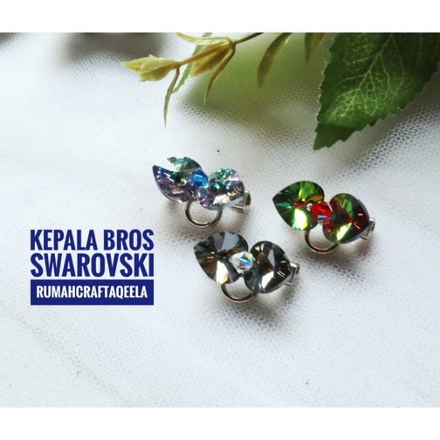 peniti mini atau Bros swarovski original