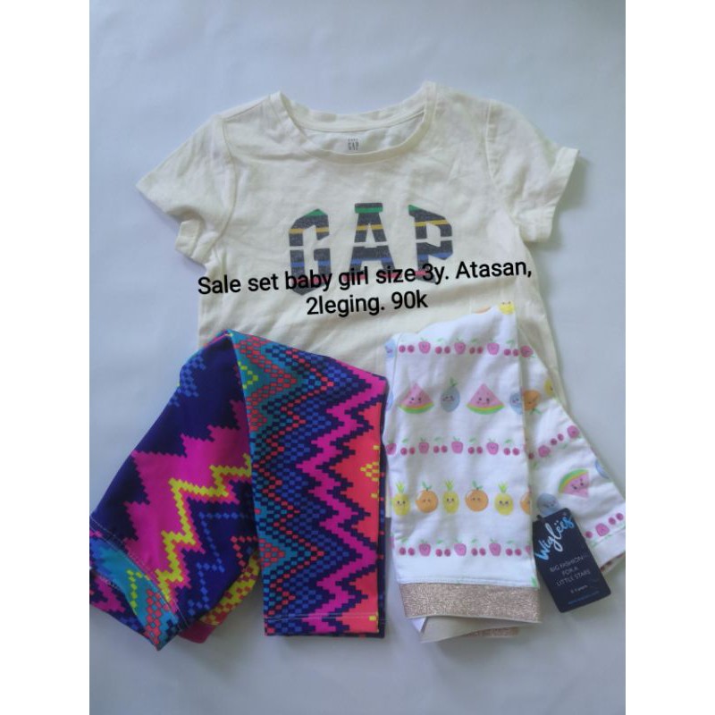 Sale set baju anak branded sisa eksport original