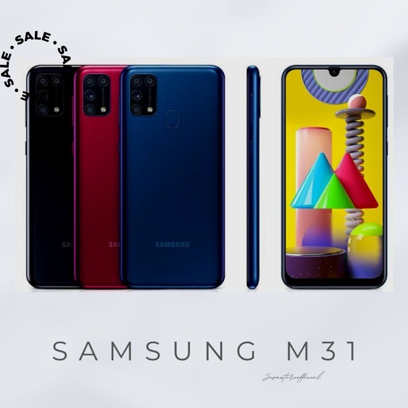 SAMSUNG M31 RAM 6GB INTERNAL 128GB SECOND BERGARANSI RESMI