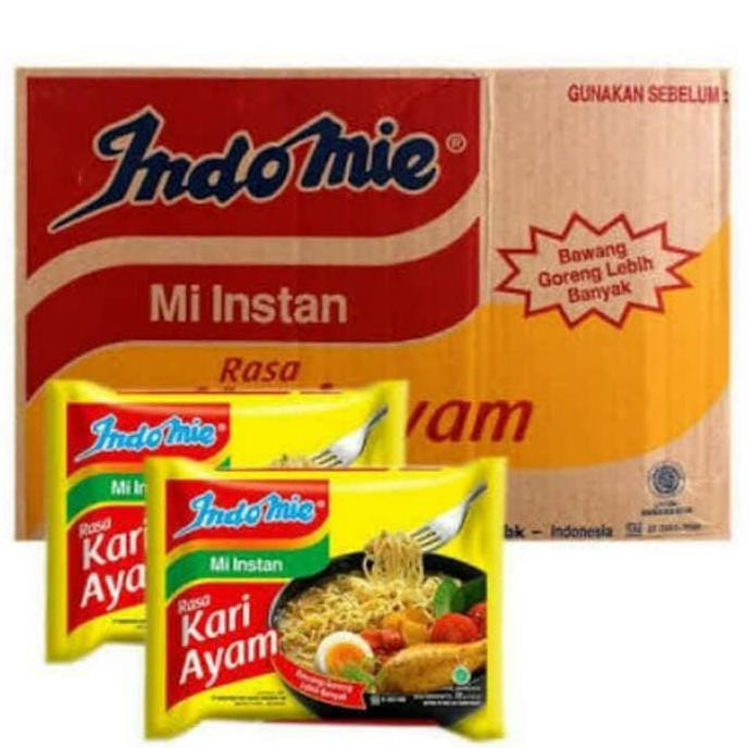 

Terlaris# Indomie Kari Ayam 1Dus Isi 40Pcs