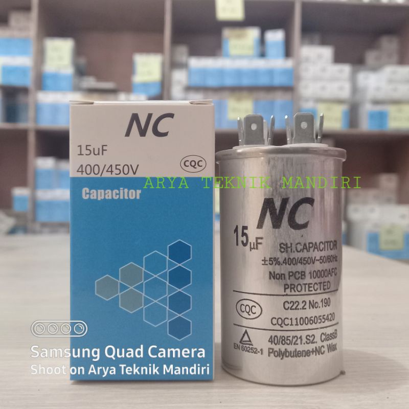 Kapasitor Ac 1/2 pk Panasonic dan Semua Merk Ac 15uf NC