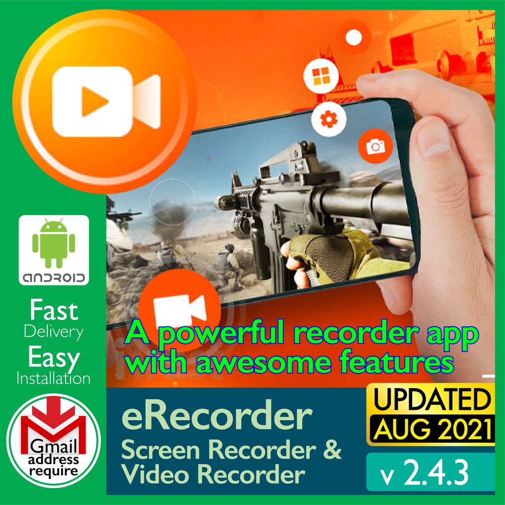 

Rcrdr v2.4.3 - Scrn Rcrdr & Vd Rcrdr –A pwrfl rcrdr pp wth wsm ftrs[SmrtPhn - Andrd]