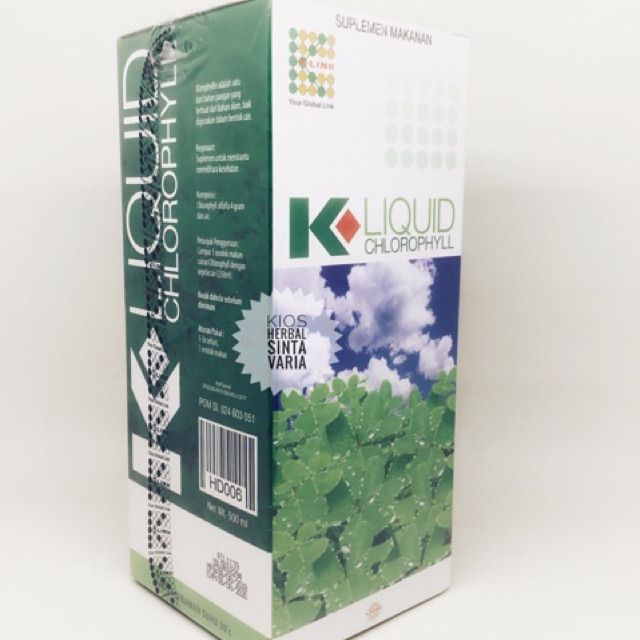 K-liquid klorofil K-LINK, klorofil original,clorofil,ekstrak hijau daun