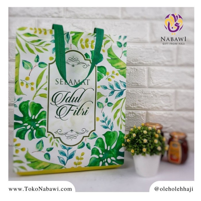 

TERLARIS Goodie bag Tote bag Idul Fitri Tanggung / Tas Souvenir Parcel Lebaran