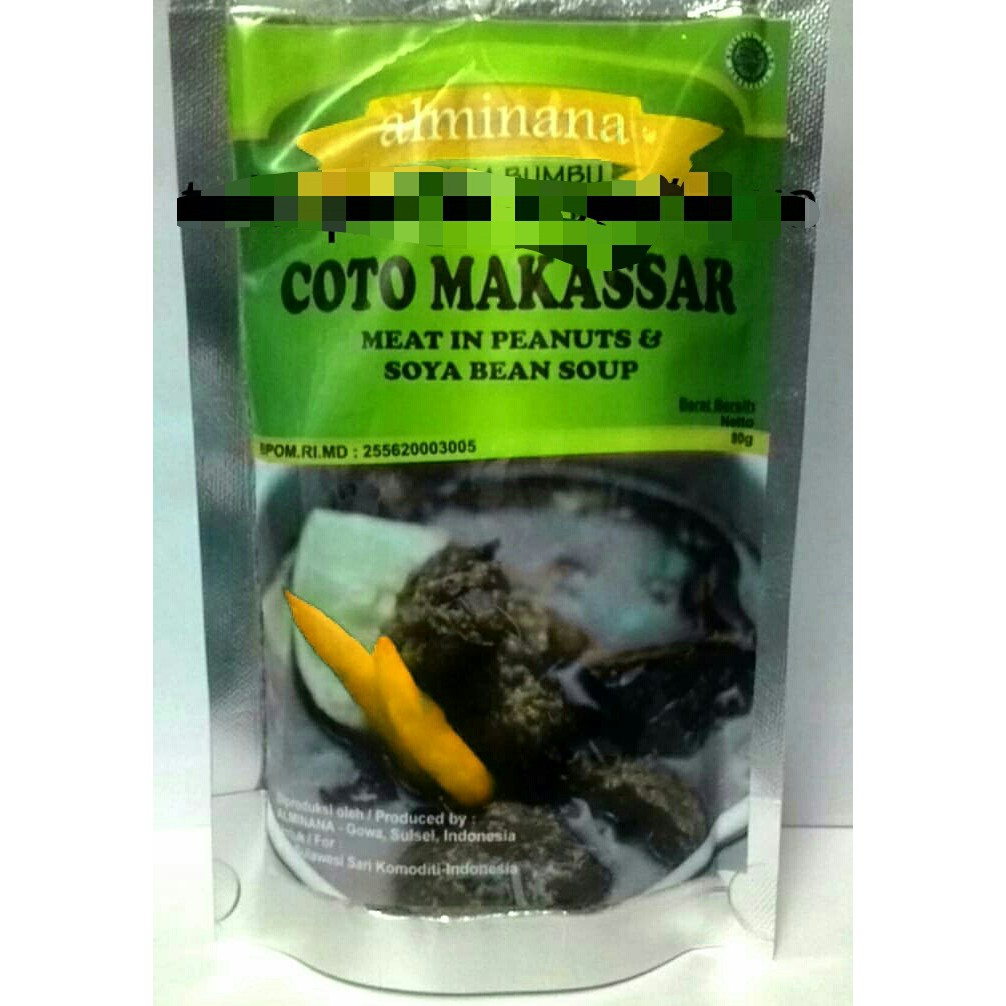 

Bumbu Coto Makassar Alminana asli
