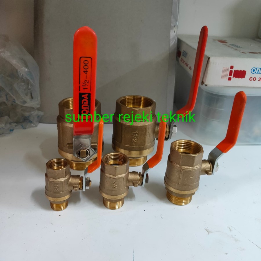 Ball Valve M x F 3/4 inch ONDA