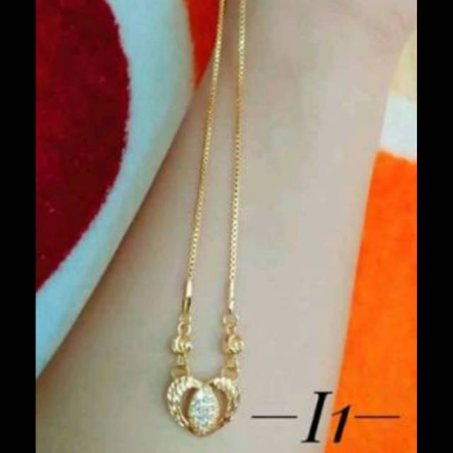 Xuping kalung lapis emas 24k terlaris