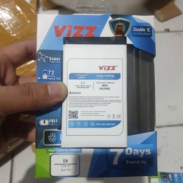 Baterai Sony E4 Xperia E4 E4 Dual E2105 E2115 E2104 Double Power Vizz Shopee Indonesia