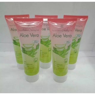 [ORI] FACIAL GLOWING PEELING GEL ALOE VERA BY SYB Tube BPOM Mengangkat Kotoran dan Sel Kulit Mati - BPOM 130ml