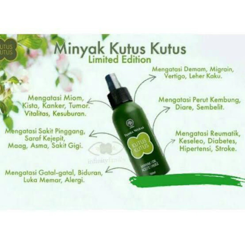 Minyak Kutus Kutus (MKK) Limited Edition special ulang tahun (TANPA SABUN)