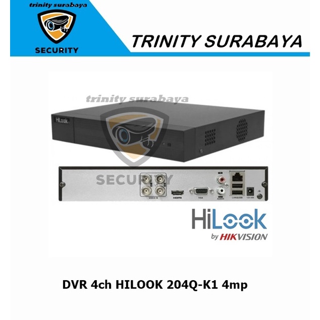 DVR 4ch HILOOK 204Q-K1 4mp