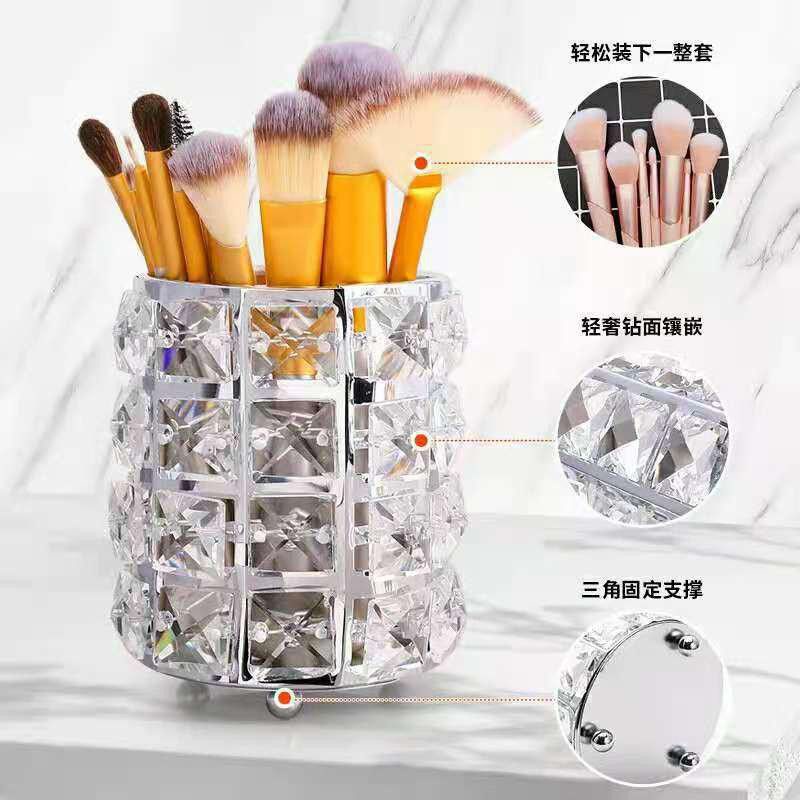 Tempat MakeUp Brush Elegan / Tempat Brush MakeUp / Crystal Vase Make Up / Vase Brush