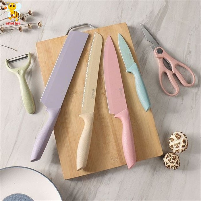 soomi macaroon knife set Food Grade Ceramic Coating