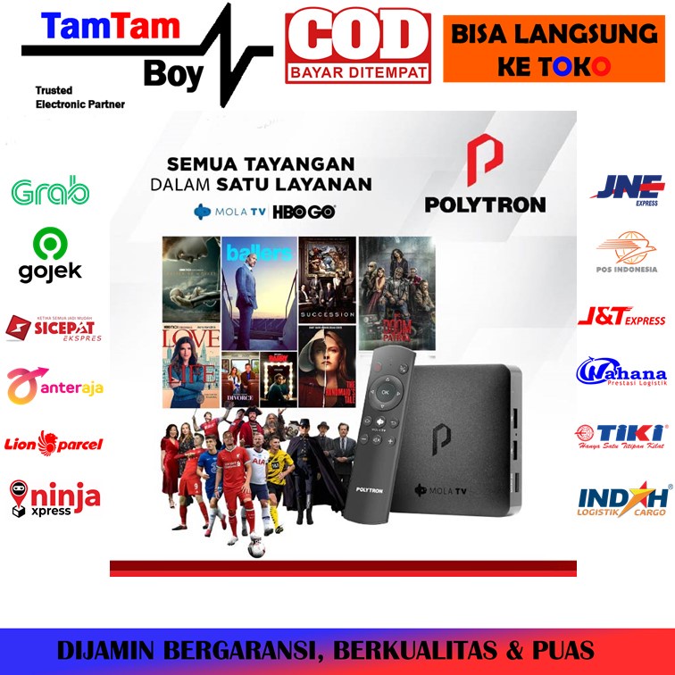 Android Box Mola Polytron Streaming Smart TV Free Channel Premium