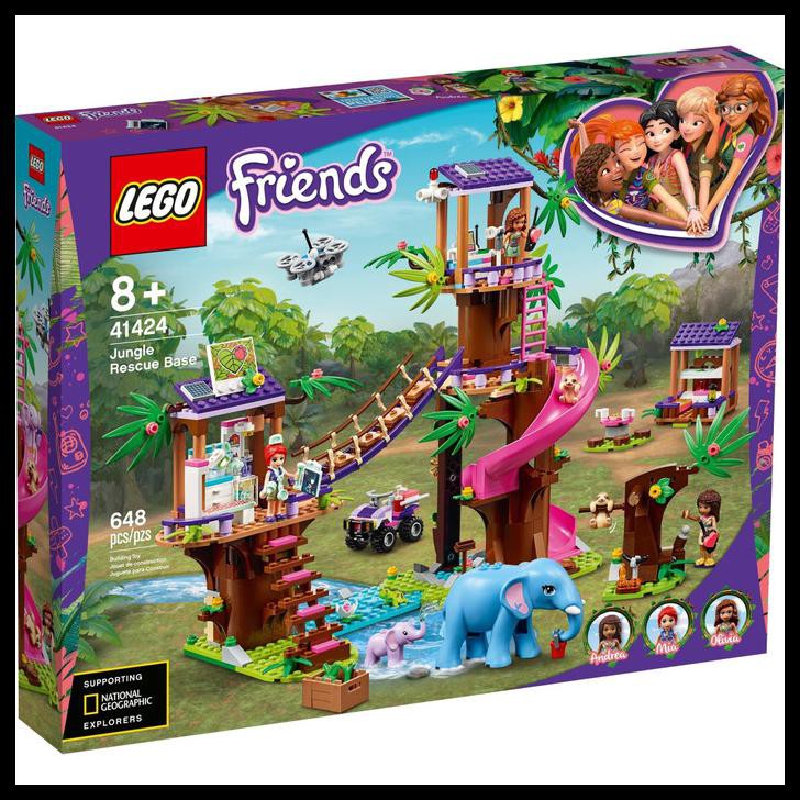 LEGO 41424 - FRIENDS - JUNGLE RESCUE BASE