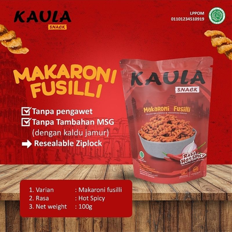 

Makaroni Fusilli || Kaula Snack || Makaroni Spirall