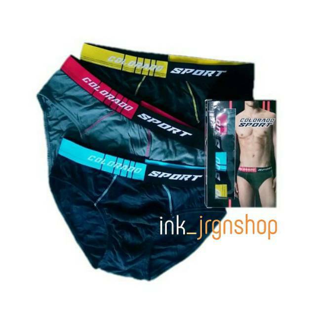 CELANA DALAM PRIA (1 BOX ISI 3 PCS) / CELANA DALAM PRIA COLORADO SPORT / CD PRIA