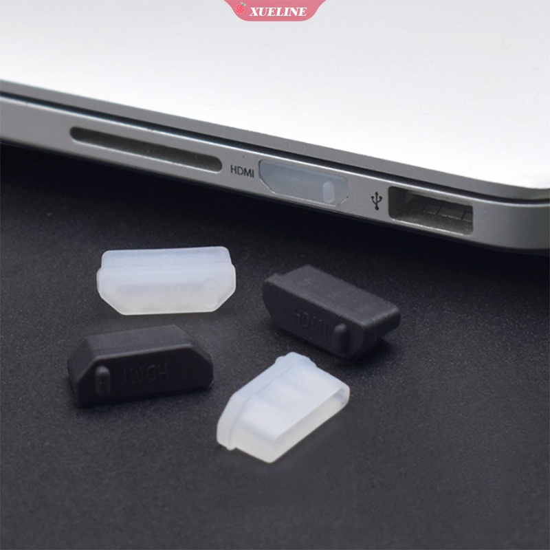 1pc Cover Penutup Port USB HDMI Bahan Silikon Anti Debu Untuk Laptop / Pc