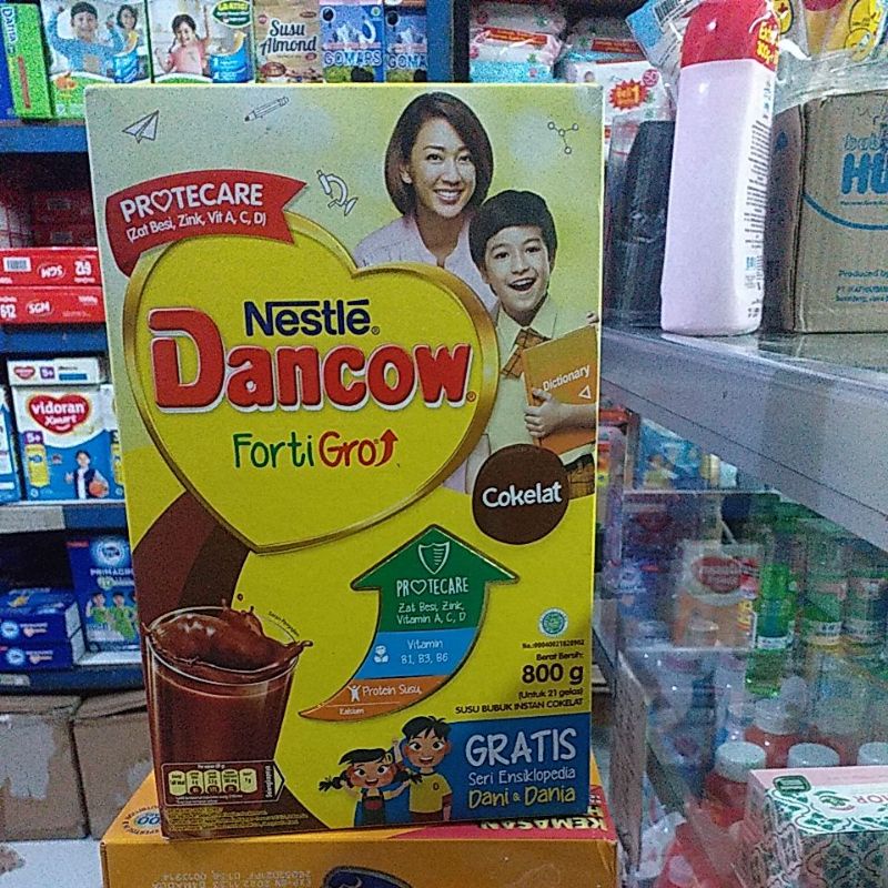 

Dancow fortigro cokelat 800gr