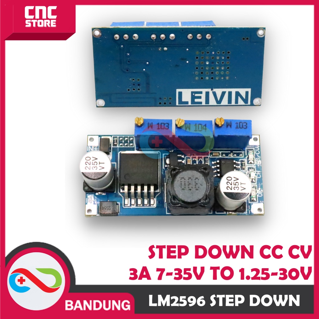 LM2596 STEP DOWN CC CV 3A 7-35V TO 1.25-30V LED DRIVER CHARGER MODUL