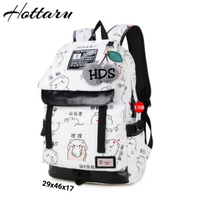 TAS RANSEL WANITA hottaruu gesper / BACKPACK WANITA JAPANIS / RANSEL SEKOLAH KULIAH