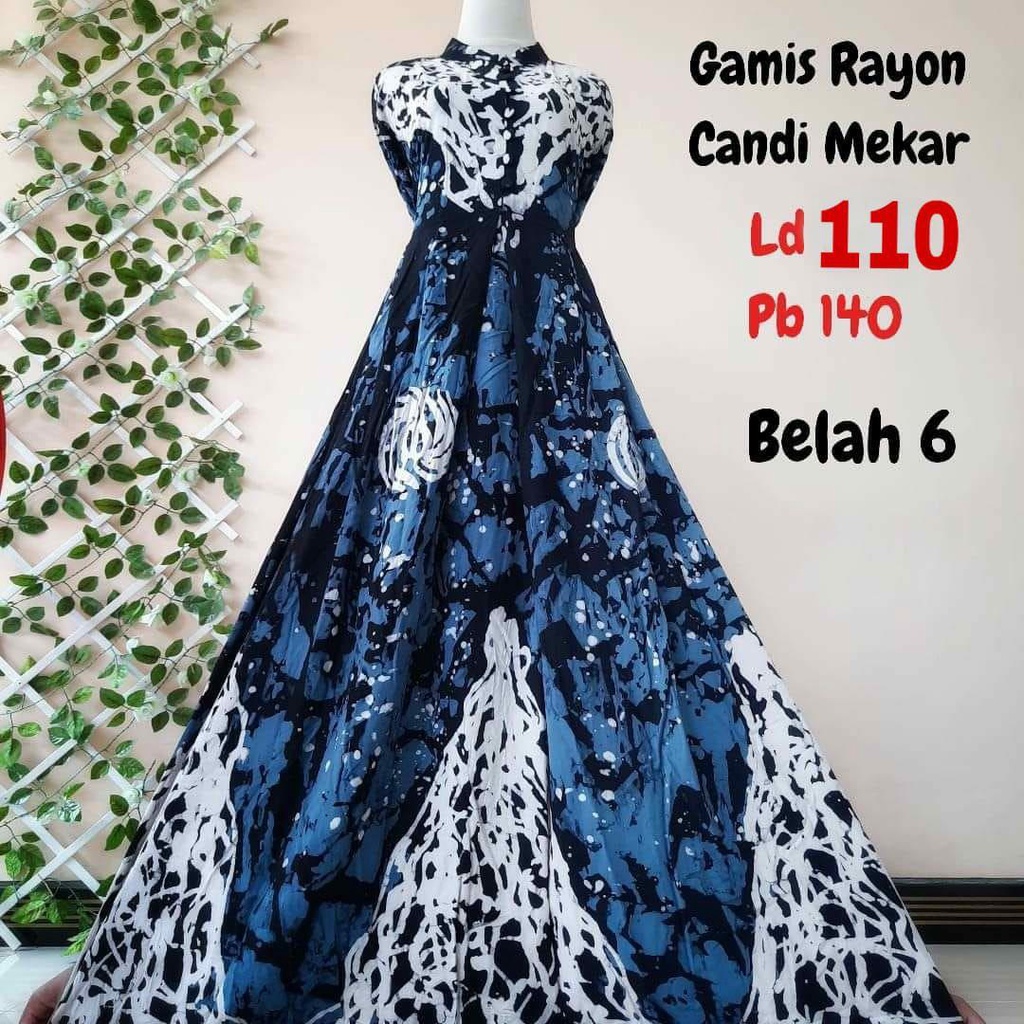 batik gamis wanita - gamis rayon ory - gamis busui - gamis modern