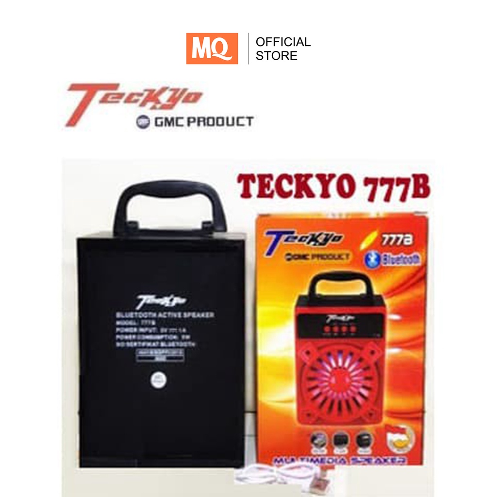 MQ Speaker Teckyo 777B Bluetooth Portable FM SD USB Mp3