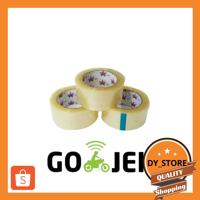 

Murah Lakban Bening 888 Tape - OPP Tape 2 inch 100 yard Murah Transparant Elegan