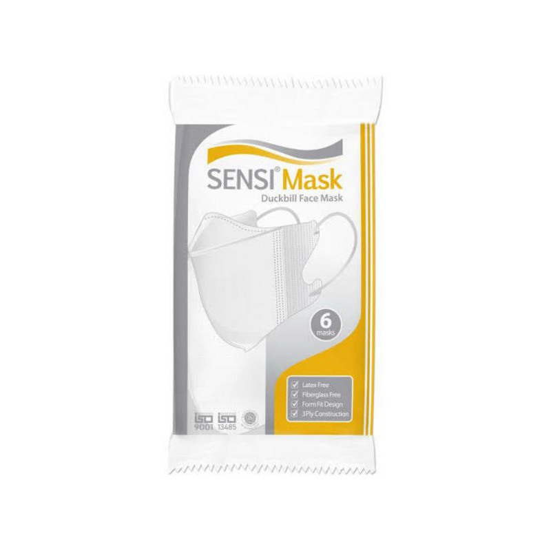 Masker Sensi Duckbill Face Mask 3 Ply dan Masker Sensi Convex 4 Ply Kemasan Sachet Original Pabrik
