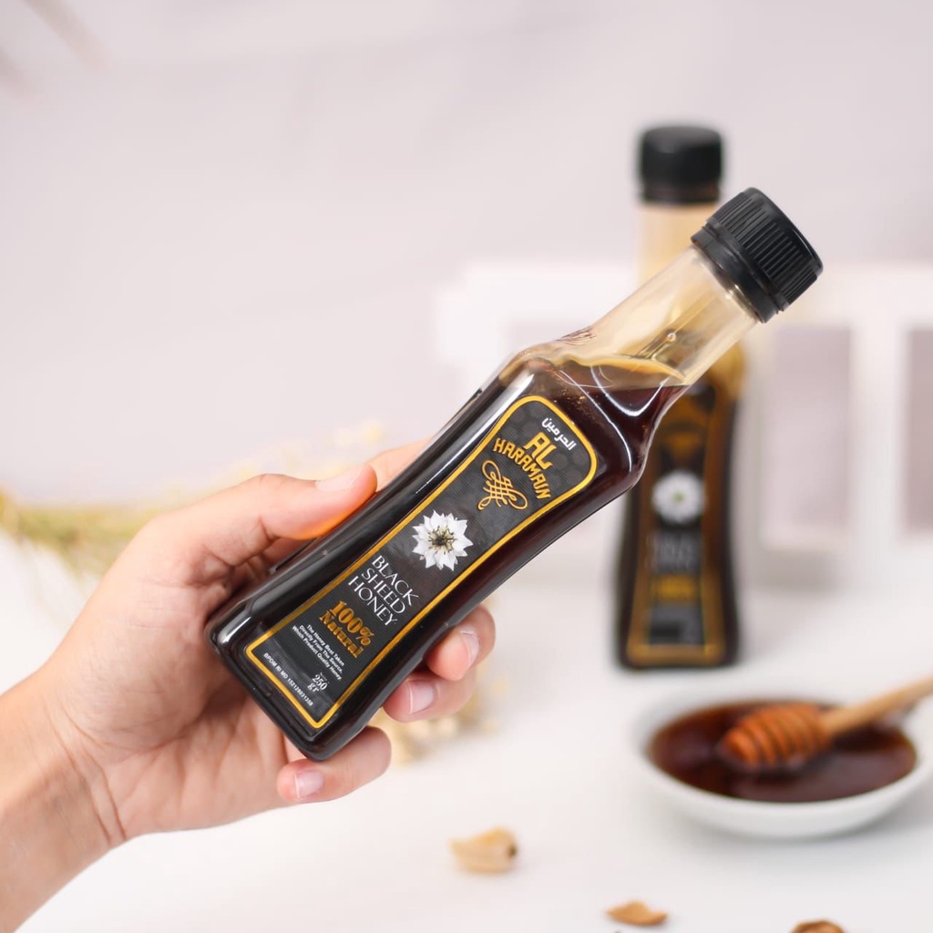 

Original Madu Alharamain 250gr blackseed honey import mesir