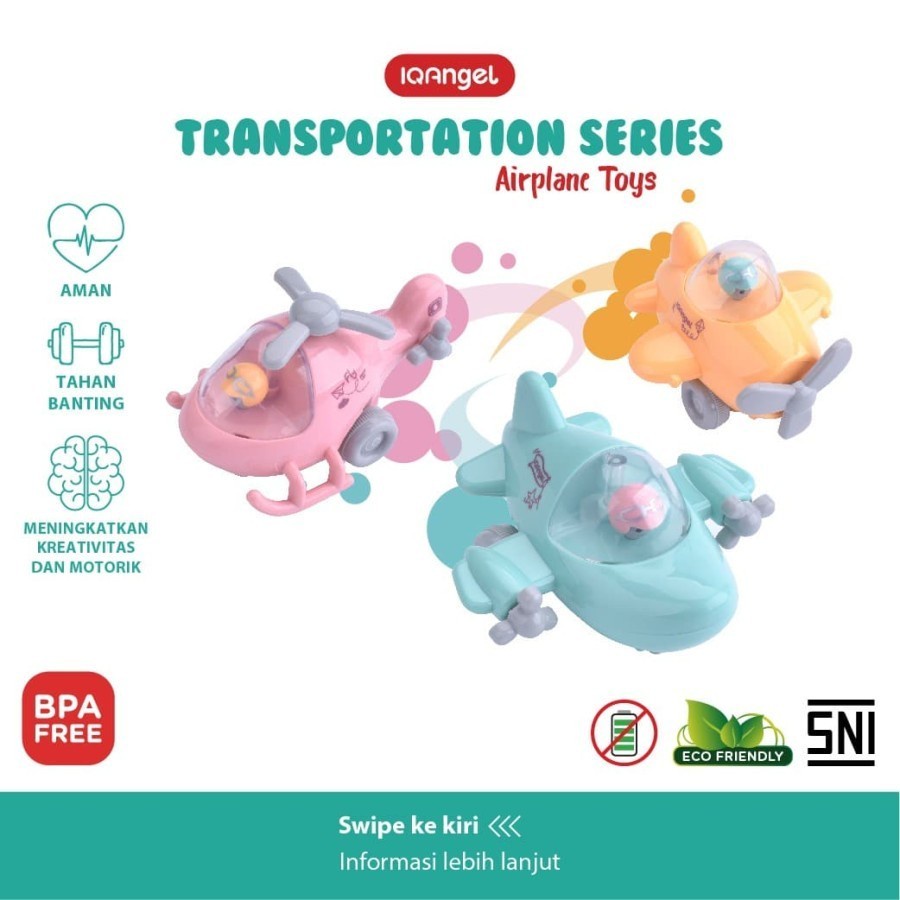 IQ Angel Airplane Toys IQ309-A-1 / Mainan Edukatif Anak