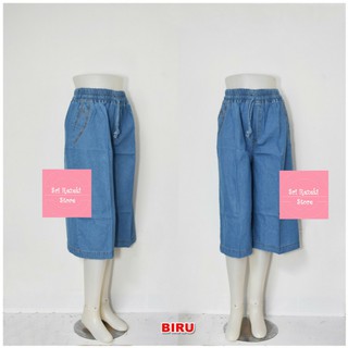 Celana Kulot Levis Wanita Pendek 7/8 - Bahan Soft Jeans