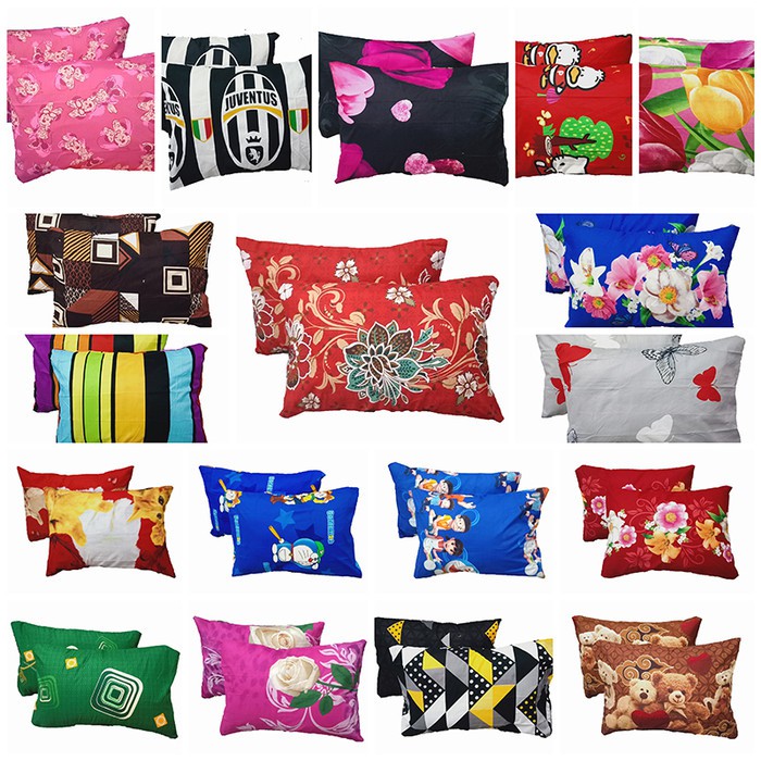 RC Sprei Sarung Bantal Bonita Isi dua pcs satu paket