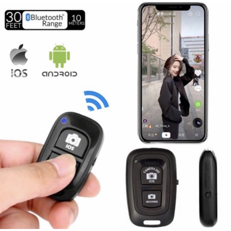 Tomsis Bluetooth - Tombol Narsis - Remote Shutter Kamera Android &amp; IOS - Tombol Selfie -